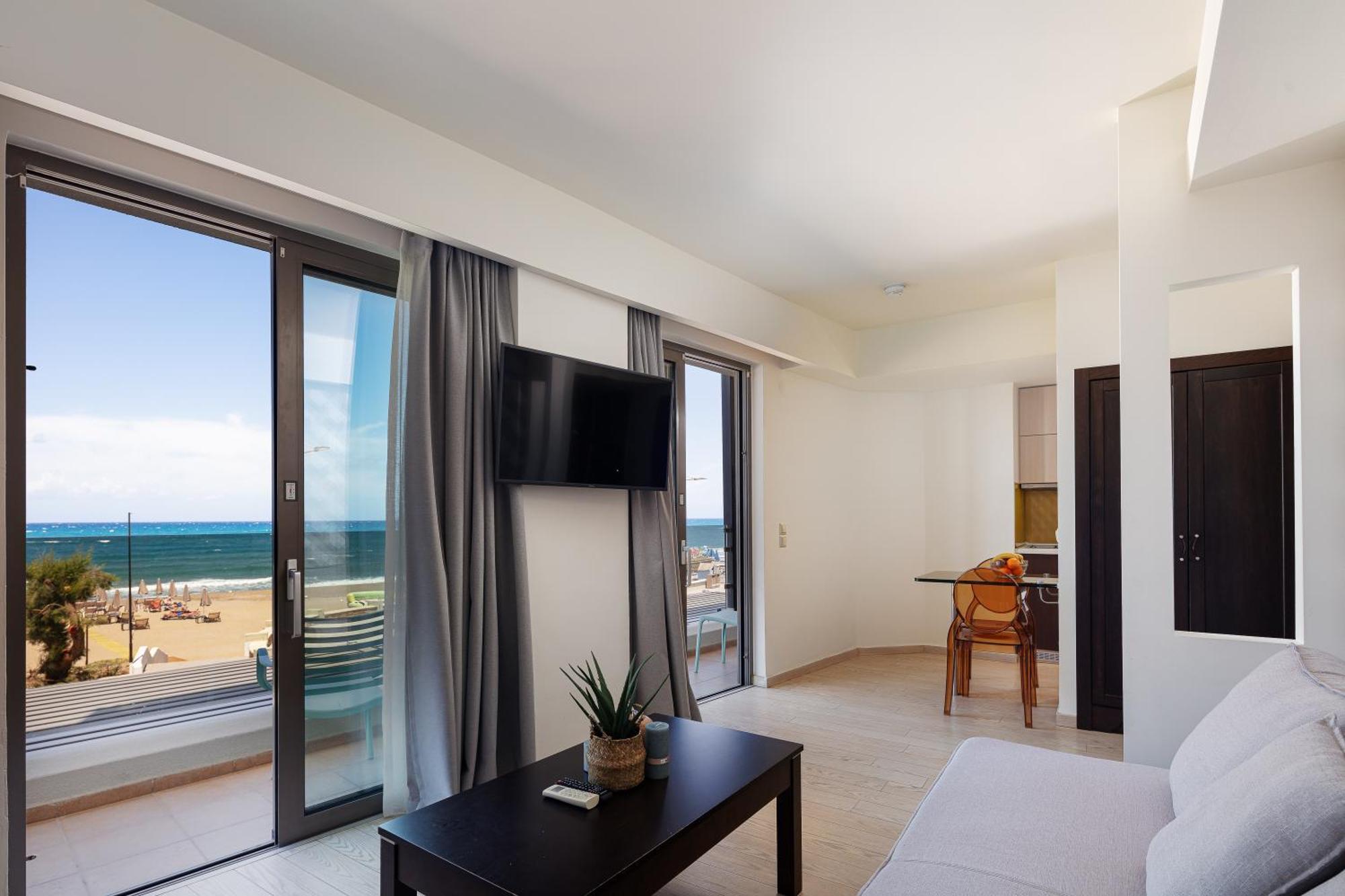 Steris Elegant Beach Hotel & Apartments レティムノ エクステリア 写真