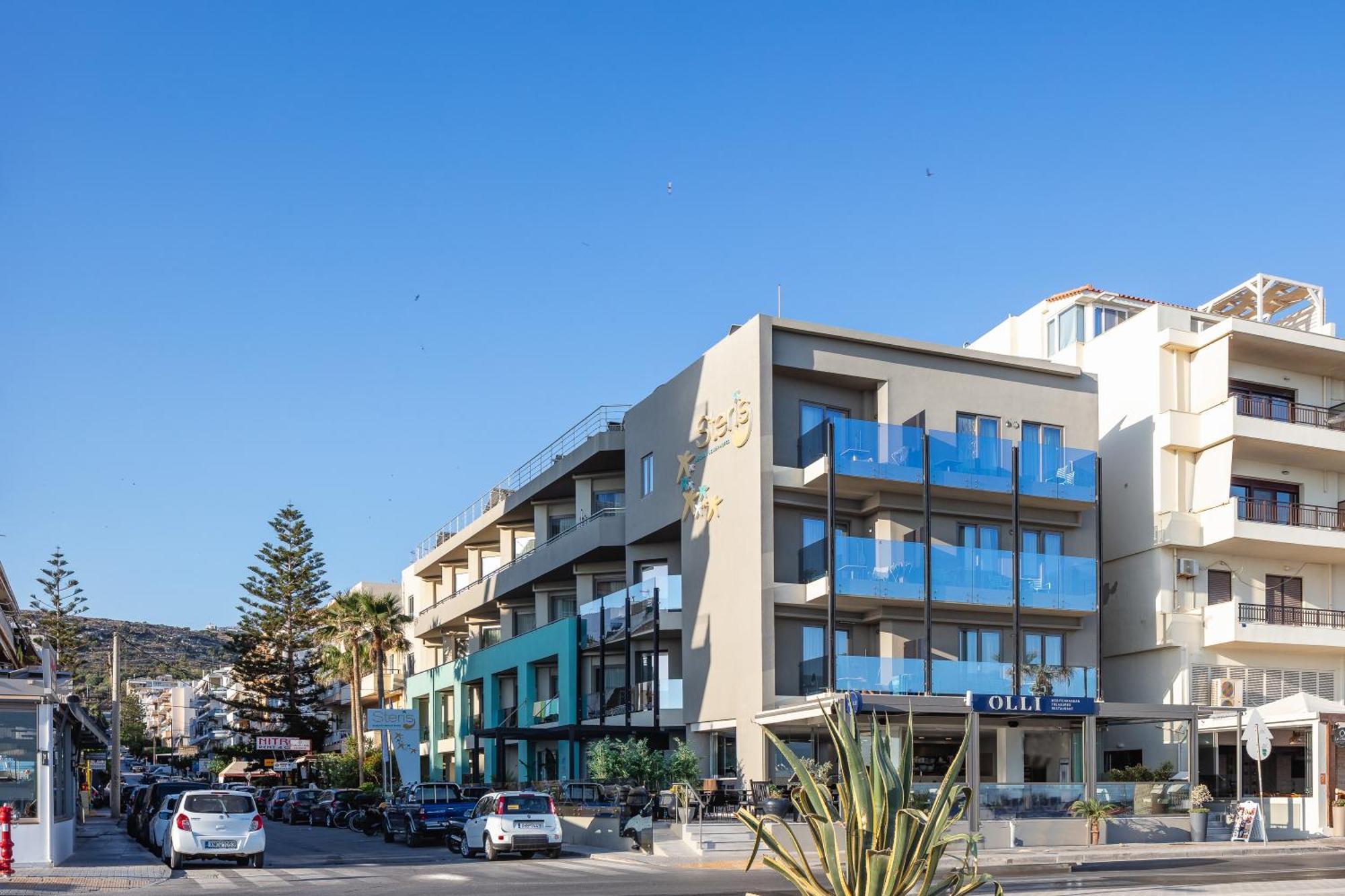 Steris Elegant Beach Hotel & Apartments レティムノ エクステリア 写真